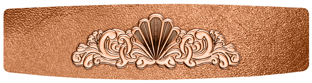 109 Morgan Scroll Copper PROOF